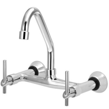 Imagem de Misturador de Cozinha Fixo Parede Pia 1/4 de Volta - Furkin, Volante C