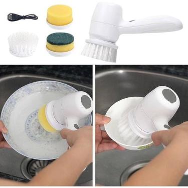 Imagem de Escova De Limpeza Elétric Ajustável Janela Banheiro e Cozinha Ferramen