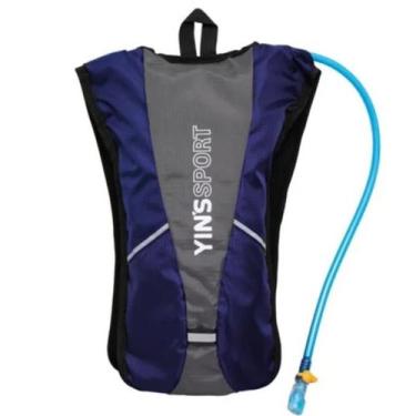 Imagem de Mochila Costas Hidratação Ciclismo Trilha Pedal Yins 2 Litros, Azul