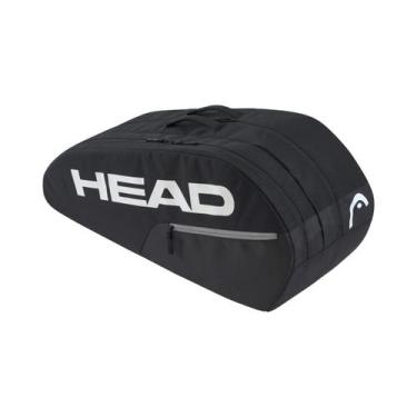 Imagem de Raqueteira Tênis Head Base M 6R Preta 50L