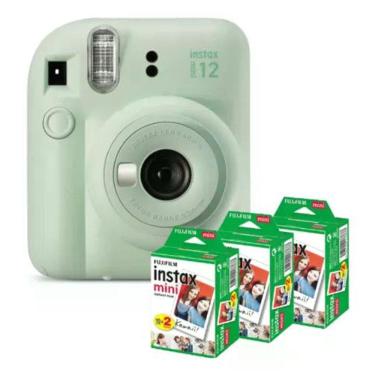 Imagem de Kit Câmera Fujifilm Instax Mini 12 Verde Menta + Filme De 60 Poses [F118]