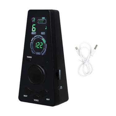 Imagem de MERIGLARE Metrônomo Digital com Ajuste Eletrônico para Crianças E Controle de Volume, Preto