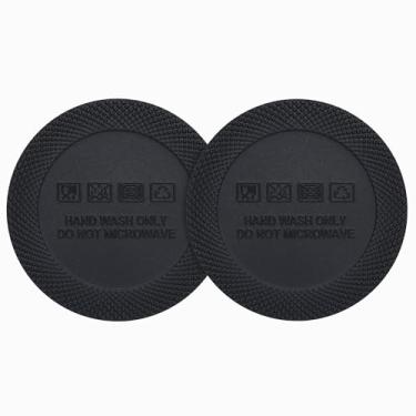 Imagem de Snowfall Protetores inferiores de silicone para canecas de 396.9-473.6 g, compatíveis com Stanley Quencher 396.9 g, Contigo 473.6 g, Zojirushi 473.6 g e outros copos com 47 mm de diâmetro (pacote com