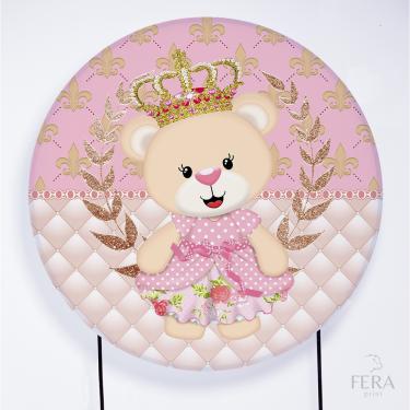 Imagem de Painel Decorativo para Festa 1,30x1,30 metros Vesti Fácil com Elástico Urso - Fera Print
