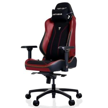 Imagem de VERTAGEAR Cadeira de jogos S-Line 5800, pequena/média, vermelho vinho