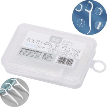 Imagem de Kit 26 ou 52 Unidades de Fio Dental com haste Flexível Importado Ultra
