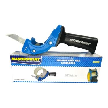 Imagem de Aplicador Fita Adesiva Larga Suporte Manual 50mm Até 150m