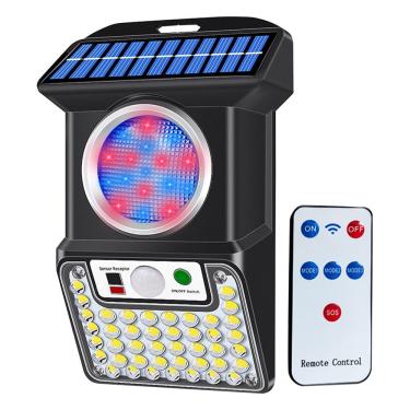 Imagem de Luminaria Solar Sensor De Proximidade Led Controle Spot 4