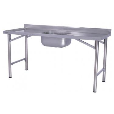 Imagem de Pia Industrial Benfati Inox 304 150x60cm Com 1 Cuba 712