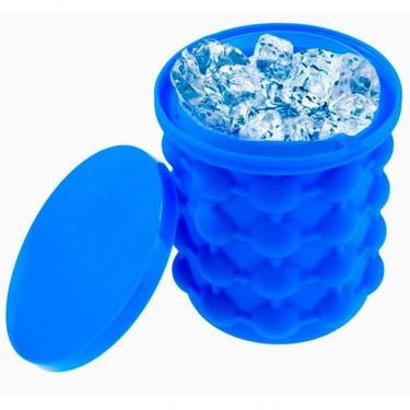 Imagem de Balde Gelo Ice Cube Maker Silicone Copo Gelo Maquina Manual