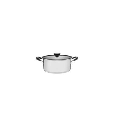 Imagem de Caçarola Rasa Tramontina Solar Silicone Em Aço Inox Com Fundo Triplo 20 Cm 2,9 L Tramon...