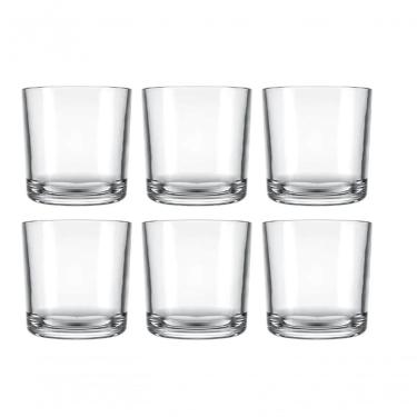 Imagem de Jogo 6 Copo Bar Whisky Drink Cerveja água Dose 265 Ml Barman