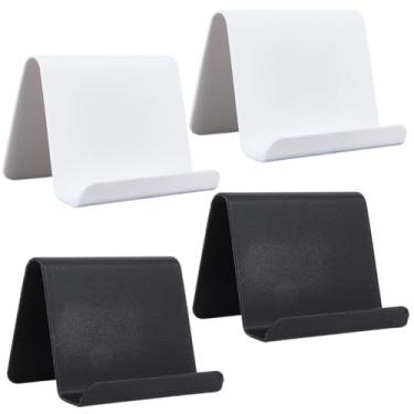 Imagem de CRASPIRE 4 peças, 2 cores, preto, branco, porta-cartões de visita, mesa de acrílico, portátil, versátil, organizador para telefone, conferências, exibição de mesa para exibição de homens, mulheres