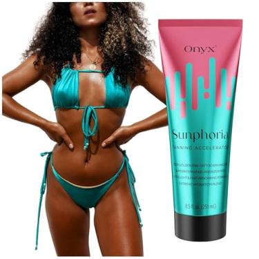 Imagem de Onyx Acelerador De Bronzeamento Sunphoria, Loção Sem Bronzeador Para Áreas Internas E Externas, Fórmula Manchas, Mistura Hidratação Extrema Pele Nutrida