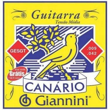 Imagem de Corda De Aço Canário GEEGST9.3 Para Guitarra Com Bolinha 3 - Giannini