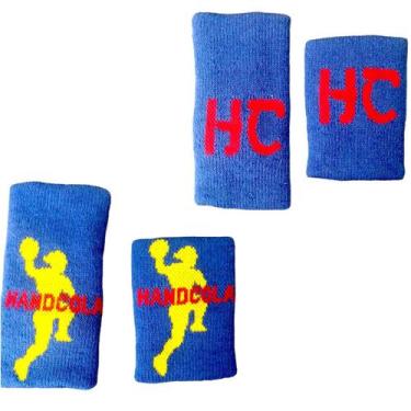Imagem de Munhequeira Cores 8cm Handcola 1 UNIDADE, Azul