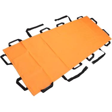 Imagem de Dobrando maca macia, maca portátil de primeiros socorros, com 12 alças reforçadas e bolsa de armazenamento, para resgate/transporte/mudança
