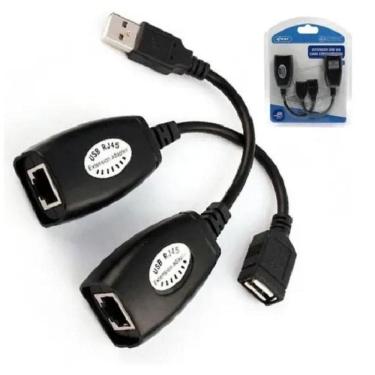 Imagem de Extensor Usb 2.0 Via Cabo De Rede Rj45 Ate 150 Mts Knup