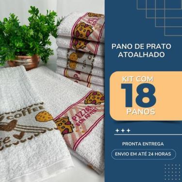 Imagem de Pano de Prato Louça Atoalhado Premium Cozinha 45X65 - LUFAMAR