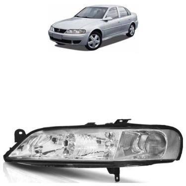 Imagem de Farol Dianteiro Vectra Millenium 2000 2001 2002 2003 2004 2005 Máscara