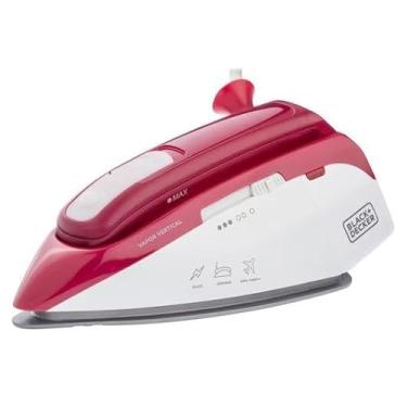 Imagem de BLACK+DECKER Ferro de Passar Roupa à Vapor Portátil, Com Base Antiaderente, Alça Dobrável e Bolsa de Transporte, Modelo FXVG1, Bivolt