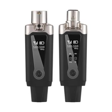 Imagem de de microfone sem fio UHF profissional e equipamentos de áudio de alto desempenho de alto desempenho para apresentações ao vivo Recordamentos de estúdio Modos ajustáveis ​​16