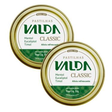 Imagem de Kit 2 Pastilha Valda Classic 50g