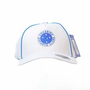Imagem de Boné Supercap Cruzeiro Silk Relevo Frontal e Lateral Dora, Único, Bran