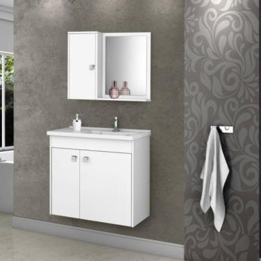 Imagem de Jogo De Gabinete E Espelheira Annecy Branco