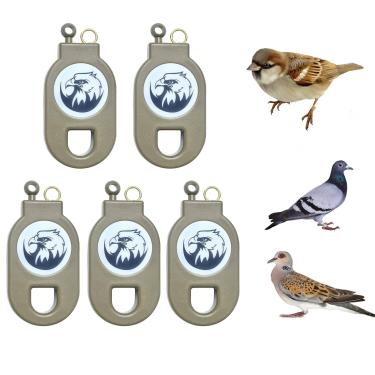 Imagem de Armadilha para pássaros adequada para pombos, patos, falcões e outros pássaros pequenos. Protege os pés dos animais sem causar danos (5 peças)