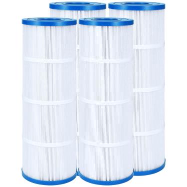 Imagem de Cartuchos de filtro de piscina CCP320 compatíveis com Pentair CCP320, Pleatco PCC80-PAK4, Pentair Clean & Clear Plus 320, Pentair R173573, Ultral-A5, 4 x 80 m² Trilobal avançado e mais pregas, pacote