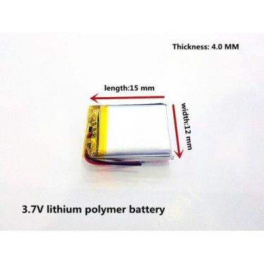 Imagem de (4pcs)bateria  Mp3 90 Mah 3,7v Óculos 3d  Elpgs03 - bgb