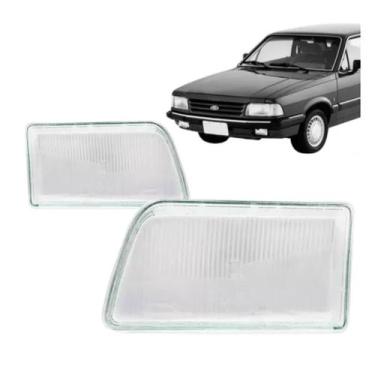 Imagem de Lente Farol Del Rey 1985 A 1992 - Light Way, Lado Esquerdo - Motorista