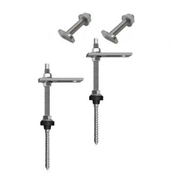 Imagem de Parafuso Estrutura Painel Solar Telha Fibr Madeira 02un 30cm - INOXPAR