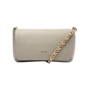 Imagem de Bolsa Feminina Anacapri Tiracolo Casual Alça Corrrente Pequena Cinza-Feminino