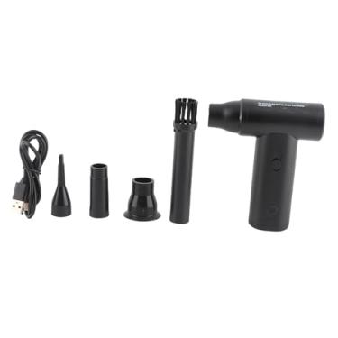 Imagem de Ventilador sem fio soprador portátil de ar elétrico 110000 rpm poderoso turbo resfriamento mini soprador para camping ao ar livre liga de alumínio 368g 4 acessórios incluídos