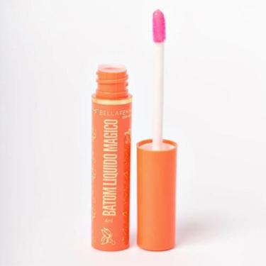 Imagem de Gloss Labial Batom Líquido Mágico 4Ml - BellaFemme, Laranja