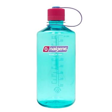 Imagem de Nalgene Garrafa de água Sustain Tritan livre de BPA feita com material derivado de 50% de resíduos de plástico, 946 ml, boca estreita, surfista