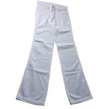 Imagem de Calça Branca Feminina Sarja Team Work-Feminino