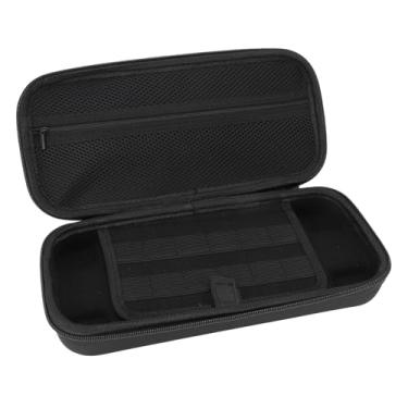 Imagem de Yunir Caixa de Transporte para 2 2025, Saco de Armazenamento Hard Shell EVA Com Bandeja Personalizada e Bolso de Malha, para Console de Jogos e Acessórios Viagens (Thin com 12 slots de cartas de jogo)