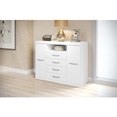 Imagem de Cômoda Santos Andirá Havana Master 4 Gavetas 2 Portas