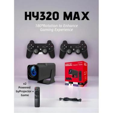 Imagem de Projetor Para Jogos 400 ANSI HY320MAX 180 graus Rotação Para Experiênc