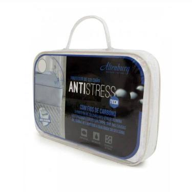 Imagem de Protetor Colchão Altenburg Solteiro King Impermeável Branco