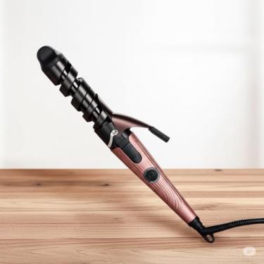 Imagem de Modelador de Cachos Profissional Premium, 30W Bivolt, RosaCom Cabo Giratório 360°