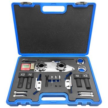 Imagem de ZKTOOL Kit de ferramentas de sincronização de travamento do virabrequim do motor 23 peças compatível com VW Audi Skoda Seat 1.5L TSl (de 2017) Cupra (de 2020), OEM VAS 611 007, T10499A, T10504/1