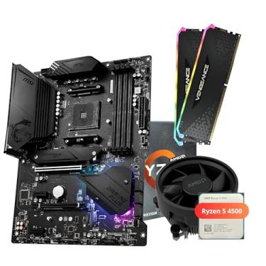 Imagem de Kit Upgrade Gamer Placa-mãe MPG B550 Gaming Plus + Ryzen 5 4500 + 16GB (2x8GB) DDR4 3600MHz Vengeance RGB RS