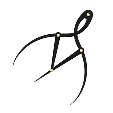 Imagem de shamjina Régua de Sobrancelha em aço Inoxidável Estêncil Reutilizável para Medição de Nível de Equilíbrio Ferramenta de Medição de Sobrancelha para Salão de Be