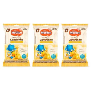 Imagem de Kit 3 Snack Mucilon Tradicional 35g cada - Nestlé