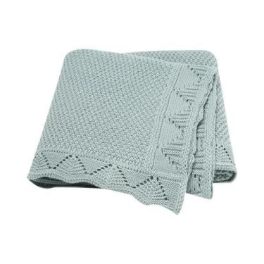 Imagem de Cobertores De Bebê Super Macios De Cor Pura 100x80cm Malha Recém-nasci