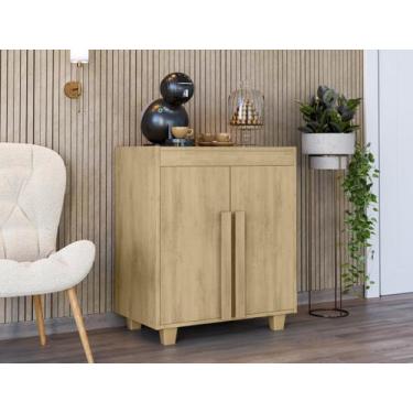 Imagem de Balcão Multiuso Croácia Cinamomo  Móvel em MDP/MDF com 2 Portas e 1 Pr